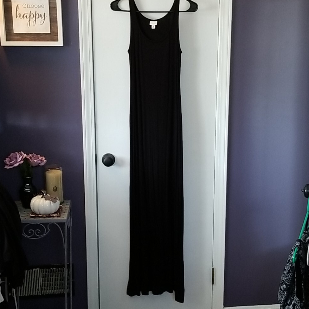 Merona black maxi dress size XS